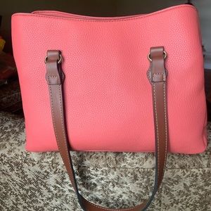 St.John’s Bay pink purse with brown